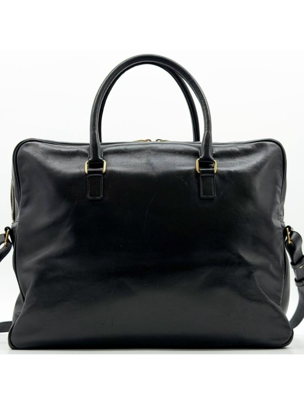 Saint Laurent Museum Briefcase Business 2-Way Leather - Picture 3 of 16